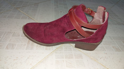 Botines Color Vino