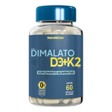 Magnésio Dimalato D3+k2 - Vit.promove Relaxamento Mental Sabor Sem Sabor
