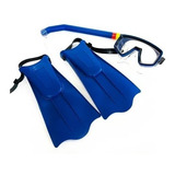 Buceo Set Infantil Snorkel Grande Máscara Con Patas De Rana