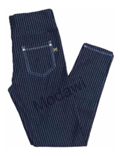 Kit Com 2  Calça  Legging Cintura Alta  Cotom Jeans P M G Gg