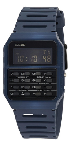 Casio Ca-53wf-2b Calculadora Azul Reloj Para Hombre New Clas