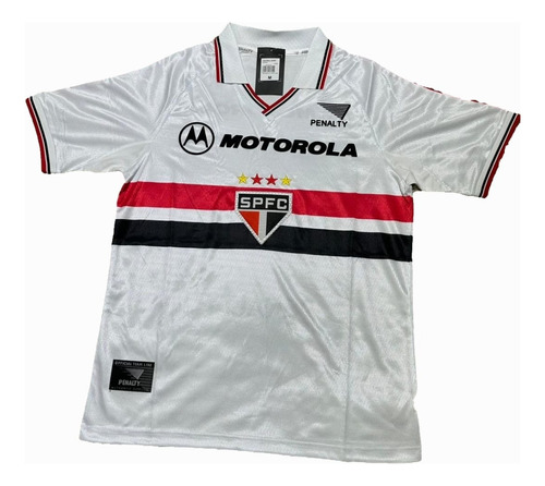 Camisa São Paulo Retrô Listrada  1999/2000 Penalty Oficial