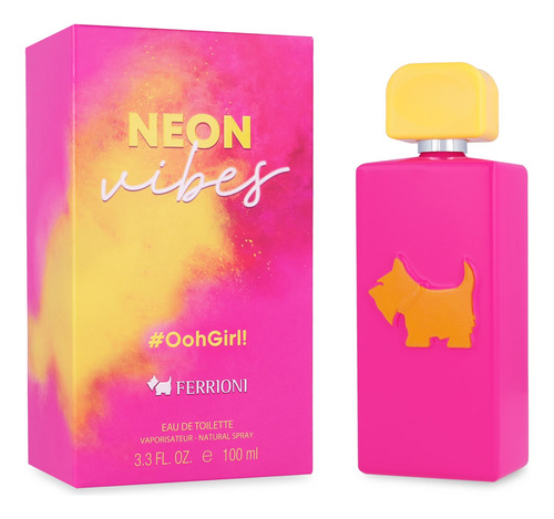 Perfume Ferrioni Neon Ooh Girl Mujer 100 Ml Edt Original