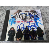 Anthrax : Attack Of The Killer B's (cd-usa) 1991 Autograf.