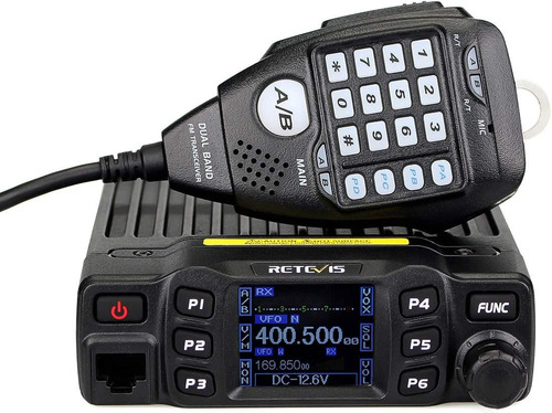 Radio Transceptor Móvil Doble Banda Retevis Rt95 200 Canales