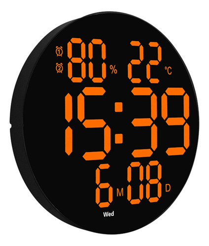 Reloj De Pared Digital De 10 Pulgadas Con Control Remoto De