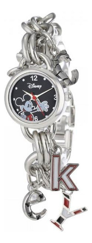 Reloj Disney Para Mujer Mk2067 Mickey Mouse Con Dije Y