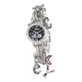 Reloj Disney Para Mujer Mk2067 Mickey Mouse Con Dije Y