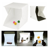 Caja De Luz Led Cubo Portátil Para Fotos Estudio