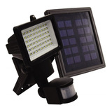 Luminária Refletor Solar 60 Leds Sensor Presença 12 Metros