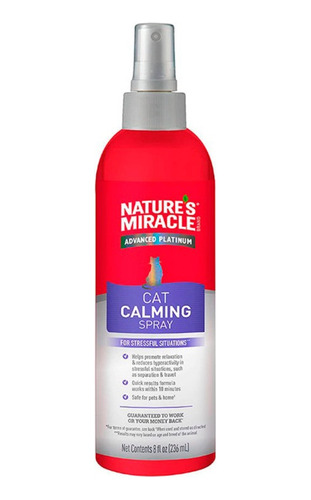 Calmante Antiestrés Para Gatos Calming Spray Nature's Miracl