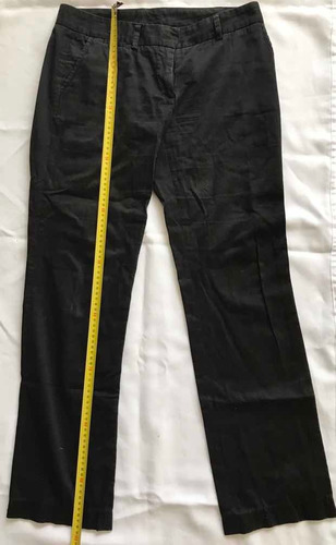 Pantalón Gabardina Akiabara Negro Recto