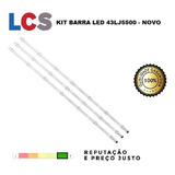 Kit Barra De Led 43lj5500 43lj5550 43uj6300 - 3 Barras C/ Nf