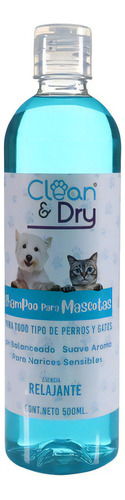 Shampoo Para Mascotas Clean & Dry Premium