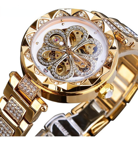 Reloj Forsining Automático Y Elegante Para Mujer