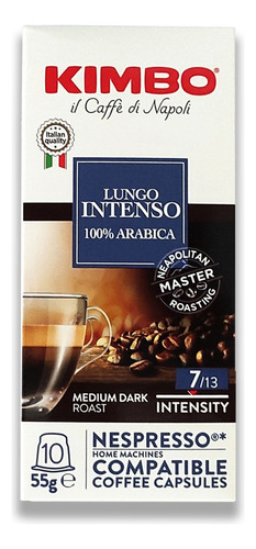 Cápsulas Kimbo Lungo Compatibles Con Nespresso