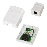 Roseta Rj45 Con Jack Cat5 Incorporado X 10 Unidades