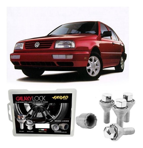 Birlos De Seguridad Vw Jetta A3 1993-1999 Farad Italiano 