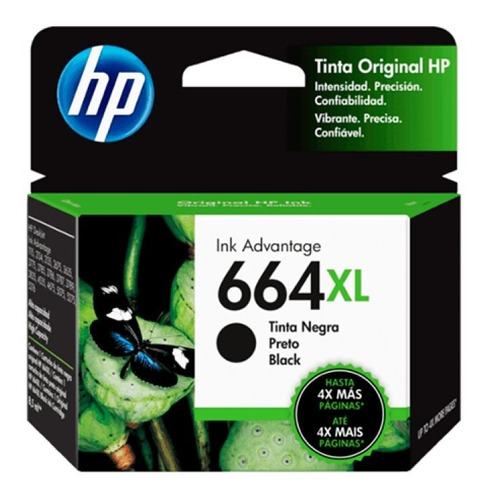 Tinta Hp 664 Xl Negra Original