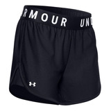 Short Mujer Play Up 5in Shorts Negro Under Armour
