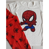 Pijama Niño Spiderman Hombre Araña Piel De Durazno