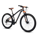 Mercurio Bicicleta Ranger Pro R29 2020, Negra Con Toque Nara