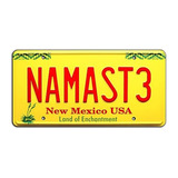 Howard Hamlin | Namaste | Placa De Matrícula De Metal ...