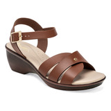 Sandalia Paulie 2109 Color Camel Para Mujer Tx8