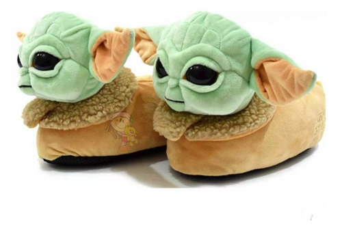 Pantuflas Baby Yoda De Peluche Original Star Wars Calentitas