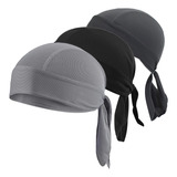 3pcs Diadema Deportiva Para Ciclismo, Gorro De Secado Rápido