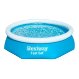 Pileta Bestway Fast Set 2.44x0.61 C/ Bomba+ Parche