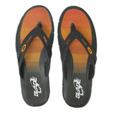 Chinelo Oakley Operative Blade Preto E Laranja