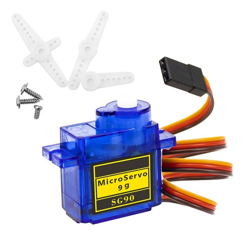 10 Pack Servo Motors Sg90 9g Micro Servo Rc Robot Helic...