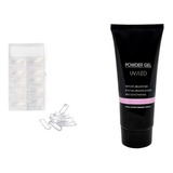 Kit Com 240 Moldes F1+ Powder Gel Para Alongamento De Unhas.