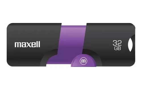 Pendrive Maxell Usb Flix 32gb 3.0 Negro/ Morado