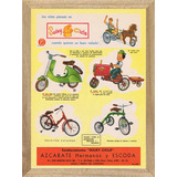 Juguetes Sulky Triciclos Tractores, Cuadro, Publicidad  M674