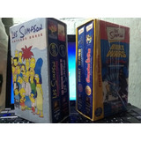 Vhs Pack 4 Cintas Lo Mejor De Lujo Caricatura Los Simpson