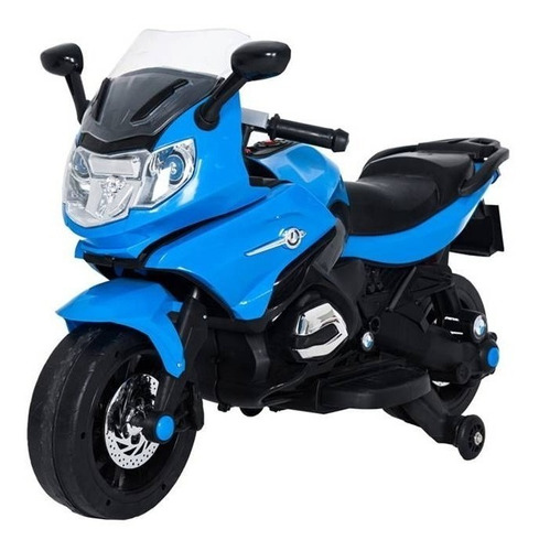 Moto Bateria Bmw Children Azul Rueditas 12v  Biemme 7203-a