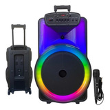 Caixinha De Som Bluetooth Potente Karaoke 40w Woofer Rms Pro