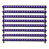 Barra Uv Led 18 Hyper Leds 5w Ultravioleta Luz Negra 8 Pz