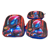 Mochila 3d De Spider-man Kinder Preescolar