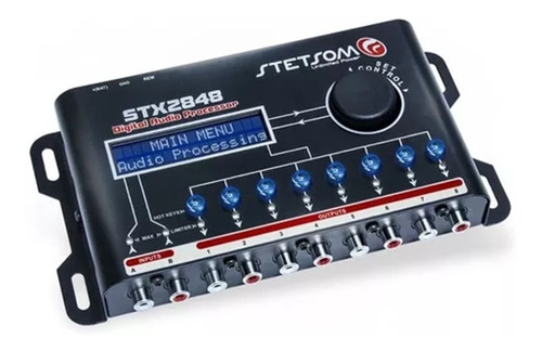 Processador De Audio Stx2848 Stetsom Digital 8 Canal Novidad