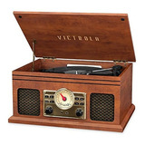 Victrola Vta-250b-mah -reproductor De Audio Bluetooth 4 En 1