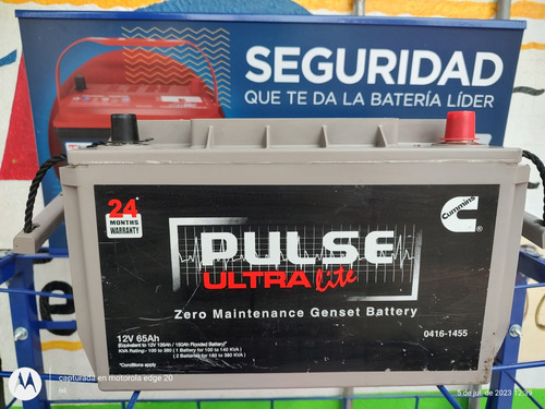 Batería De Gel Agm Pulse Ultra Lite 1000 Ampers