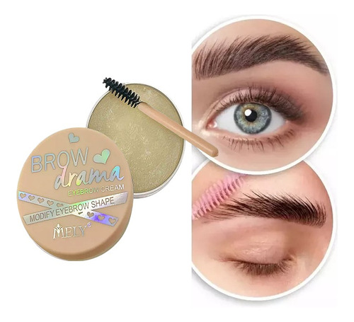 Brow Drama Cera Modeladora Para Cejas Alta Fijacion  By Mely