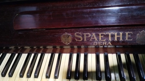 Piano Alemán Wilhelm Spaethe Gera
