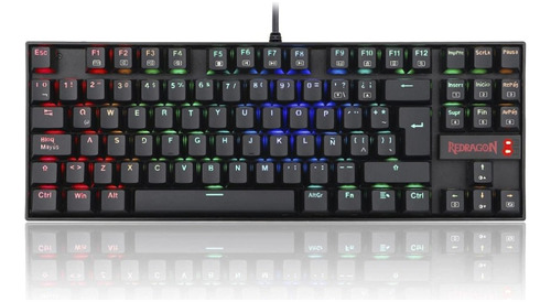 Teclado Gamer Redragon Kumara K552rgb Switches Red 