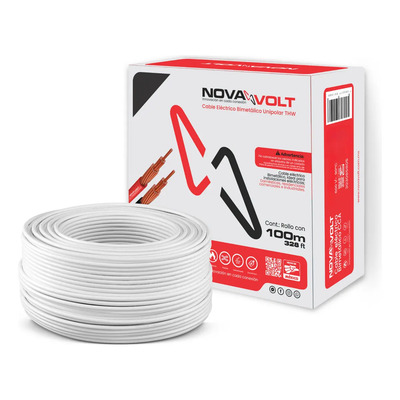 Cable Electrico Calibre 12 Thw Cca 100 M Unipolar Cubierta Blanco | MercadoLibre