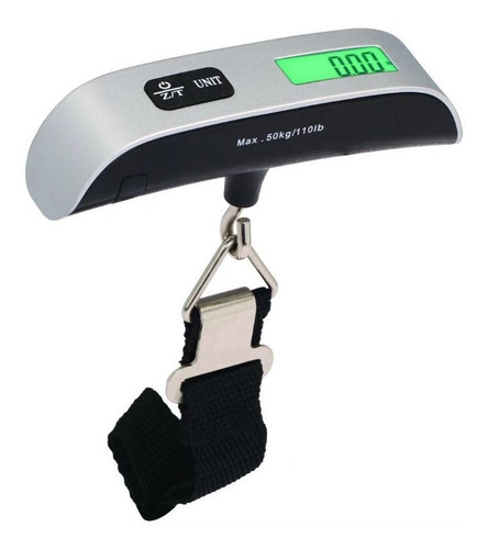 Balança Eletronica Bagagem Digital Mão Com Gancho Mala 50kg