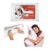 Almofada High De Proteção Cervical Ortopédica Ajuda Dormir Cor Branco